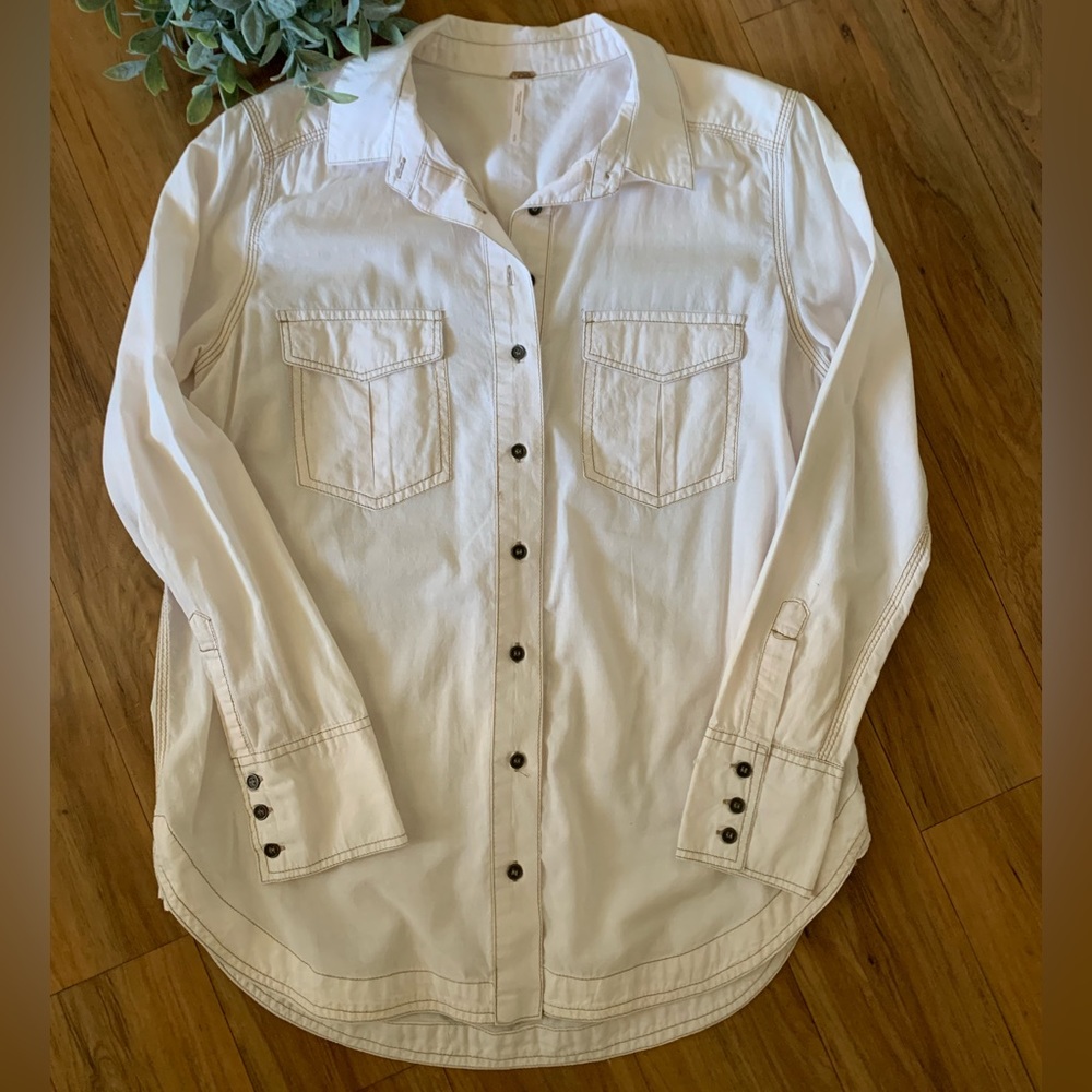 ~Free People Button Up Shirt~